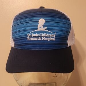 St. Jude Children's Research Hospital Blue and White Cap